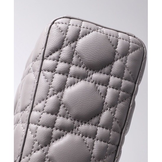Replica Christian Dior Borsa Lady Dior My Abcdior grigia Replica Christian Dior Borsa Lady Dior My Abcdior grigia