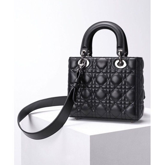 Replica Christian Dior Borsa Lady Dior My Abcdior Nera