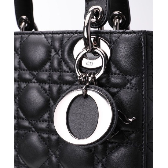 Replica Christian Dior Borsa Lady Dior My Abcdior Nera