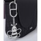 Replica Borsa messenger Christian Dior Mini Saddle nera Replica Borsa messenger Christian Dior Mini Saddle nera
