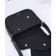 Replica Borsa messenger Christian Dior Mini Saddle nera Replica Borsa messenger Christian Dior Mini Saddle nera