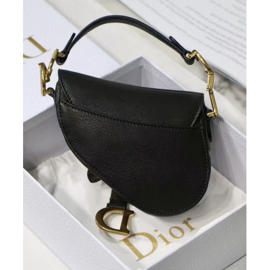 Replica Borsa da sella Christian Dior Micro nera Replica Borsa da sella Christian Dior Micro nera