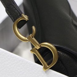 Borsa da sella Christian Dior Micro nera