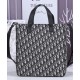 Replica Christian Dior Saddle Tote Bag con tracolla blu scuro Replica Christian Dior Saddle Tote Bag con tracolla blu scuro