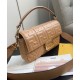 Replica Borsa Baguette in Pelle 8BR600 Albicocca