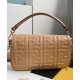 Replica Borsa Baguette in Pelle 8BR600 Albicocca