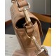 Replica Borsa Baguette in Pelle 8BR600 Albicocca