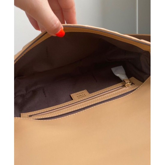 Replica Borsa Baguette in Pelle 8BR600 Albicocca