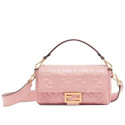 Borsa in pelle baguette 8BR600 Rosa