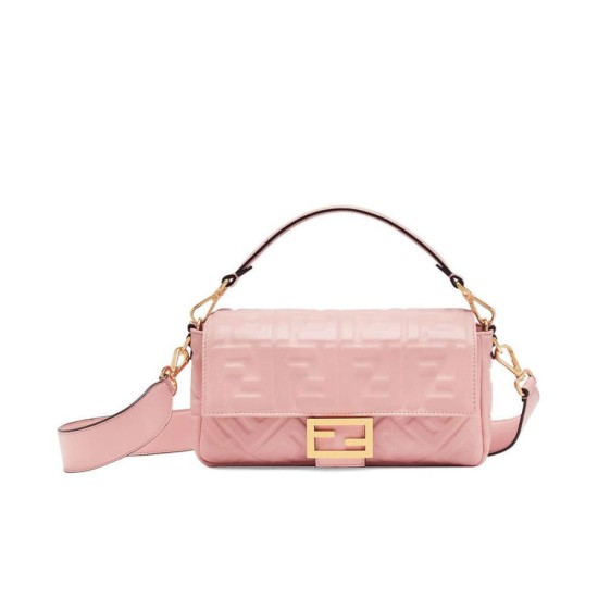 Replica Borsa in pelle baguette 8BR600 Rosa