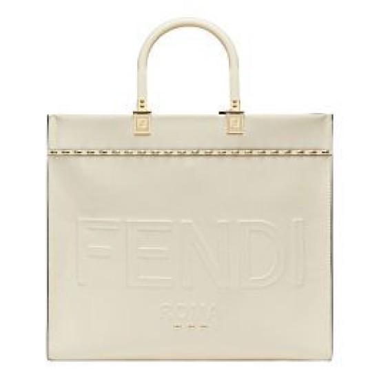 Replica Sunshine Media Shopper In Pelle 8BH386 Crema Replica Sunshine Media Shopper In Pelle 8BH386 Crema