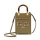 Replica Borsa Mini Sunshine Shopper in Pelle ed Elaphe 8BS051 Kaki Replica Borsa Mini Sunshine Shopper in Pelle ed Elaphe 8BS051 Kaki