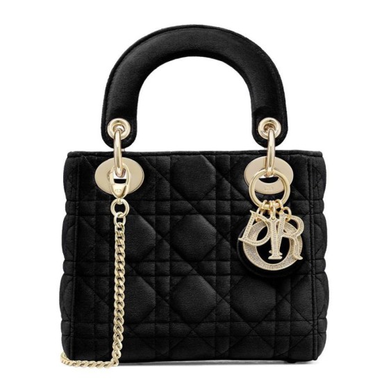 Replica Borsa Christian Dior Mini Lady Dior Nera