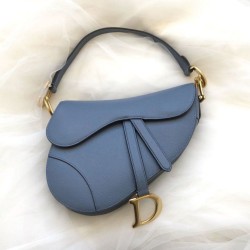 Borsa da Saddle Christian Dior M0446 Blu