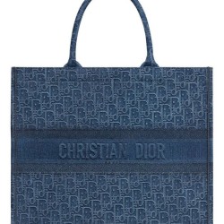 Borse Christian Dior Book Tote M1286 Blu