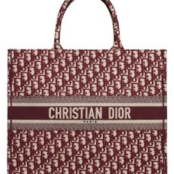 Borse Christian Dior Book Tote M1286 rossa