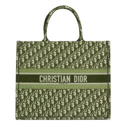 Borse Christian Dior Book Tote M1286 verde