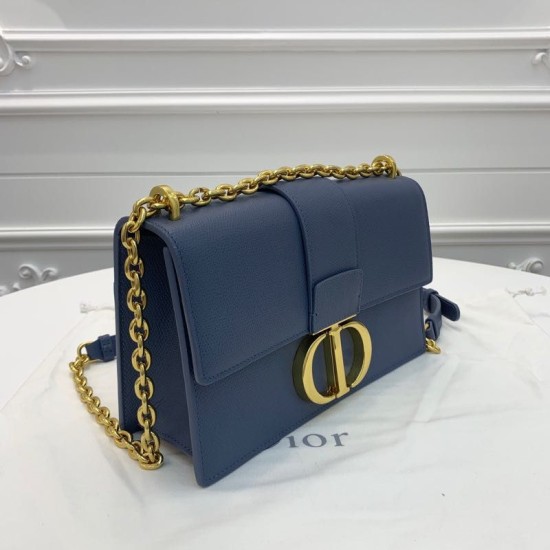 Replica Borsa a manico Christian Dior 93118 EPSOM blu