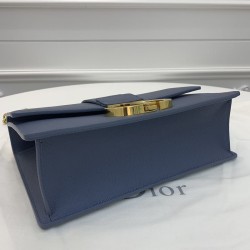 Borsa a manico Christian Dior 93118 EPSOM blu Borsa a manico Christian Dior 93118 EPSOM blu