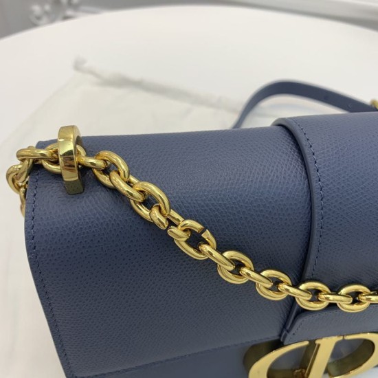 Replica Borsa a manico Christian Dior 93118 EPSOM blu
