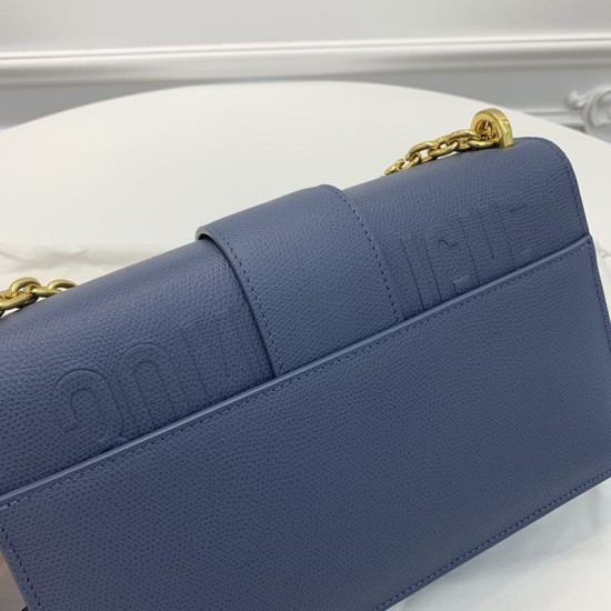 Replica Borsa a manico Christian Dior 93118 EPSOM blu