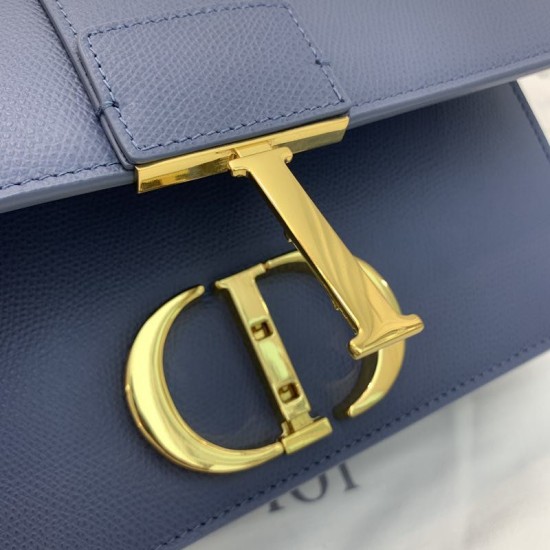 Replica Borsa a manico Christian Dior 93118 EPSOM blu