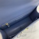 Replica Borsa a manico Christian Dior 93118 EPSOM blu