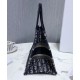 Replica Borsa Christian Dior tote Mini Book Blu scuro