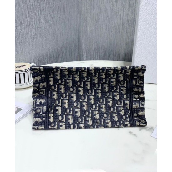 Replica Borsa Christian Dior tote Mini Book Blu scuro
