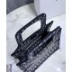 Replica Borsa Christian Dior tote Mini Book Blu scuro