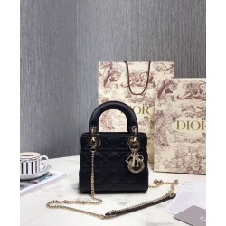 Borsa Christian Dior Mini Lady Dior Nera