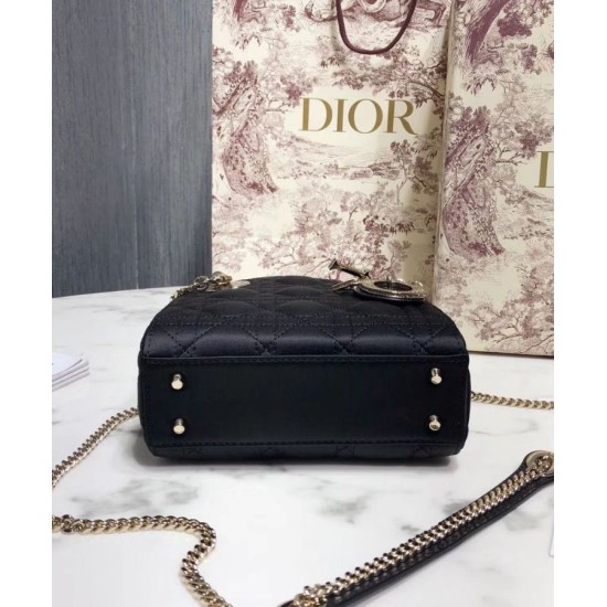 Replica Borsa Christian Dior Mini Lady Dior Nera