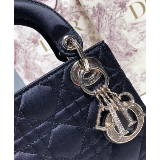 Replica Borsa Christian Dior Mini Lady Dior Nera