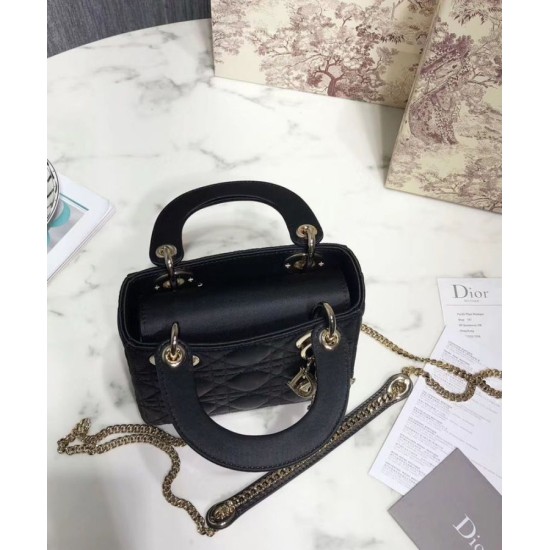 Replica Borsa Christian Dior Mini Lady Dior Nera