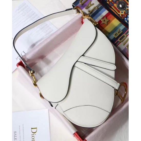 Replica Borsa da Saddle Christian Dior M0446 bianca