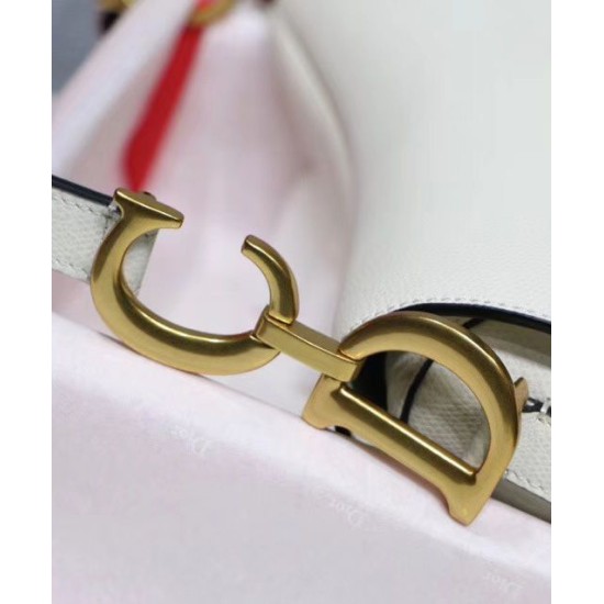 Replica Borsa da Saddle Christian Dior M0446 bianca
