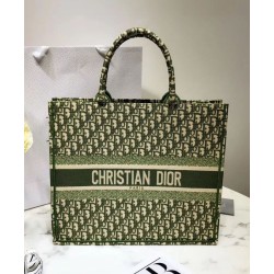 Borse Christian Dior Book Tote M1286 verde
