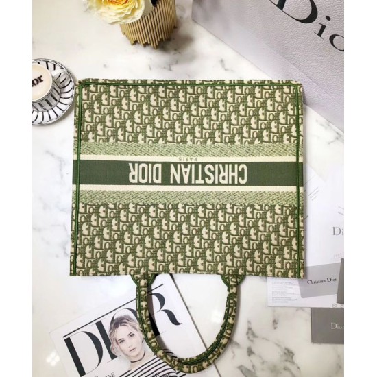 Replica Borse Christian Dior Book Tote M1286 verde