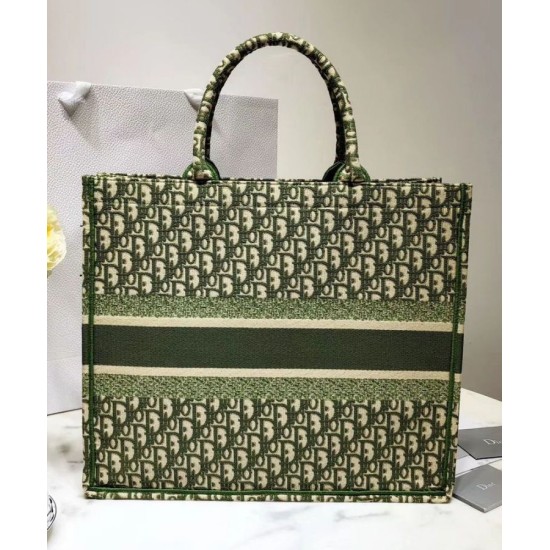 Replica Borse Christian Dior Book Tote M1286 verde