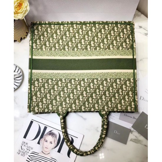 Replica Borse Christian Dior Book Tote M1286 verde