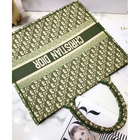 Replica Borse Christian Dior Book Tote M1286 verde