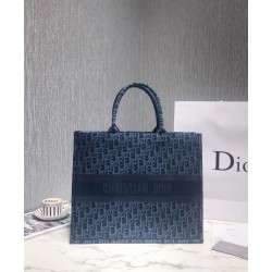 Borse Christian Dior Book Tote M1286 Blu