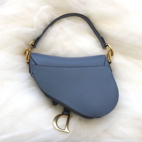 Replica Borsa da Saddle Christian Dior M0446 Blu