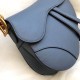 Replica Borsa da Saddle Christian Dior M0446 Blu