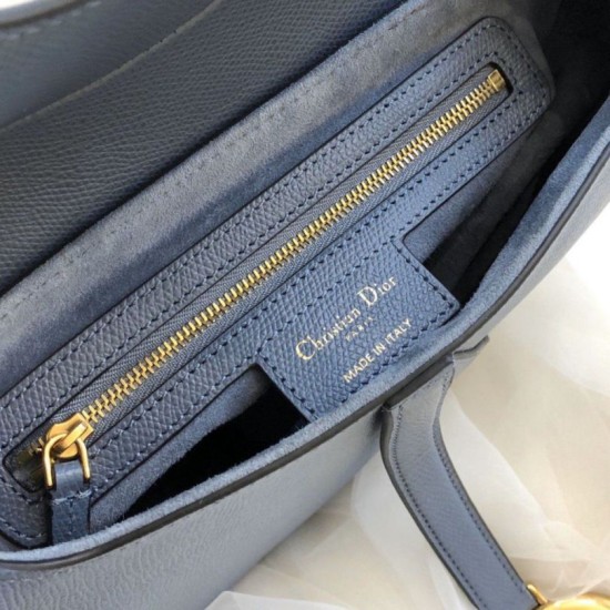 Replica Borsa da Saddle Christian Dior M0446 Blu