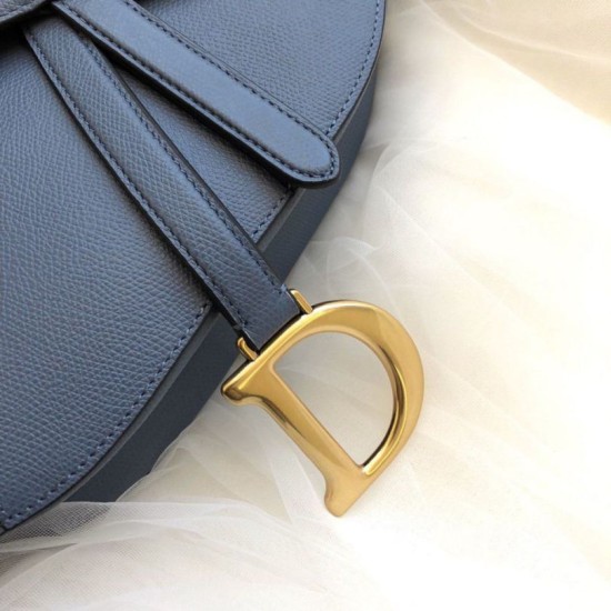 Replica Borsa da Saddle Christian Dior M0446 Blu