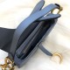 Replica Borsa da Saddle Christian Dior M0446 Blu
