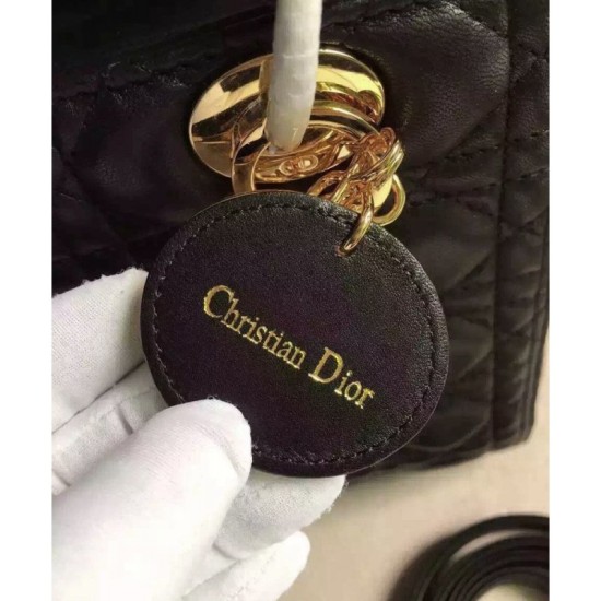 Replica Dior Lady Dior Medium Classic Tote Borse Con agnello nero Replica Dior Lady Dior Medium Classic Tote Borse Con agnello nero