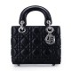 Replica Borsa Lady Dior Nano Burgundy in pelle originale Nero Replica Borsa Lady Dior Nano Burgundy in pelle originale Nero