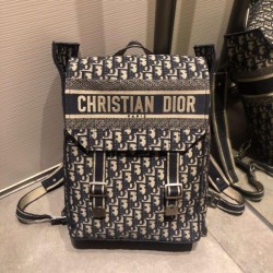 Zaino Christian Dior Obligue nero